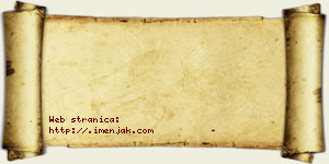 Janoš Biočanin vizit kartica